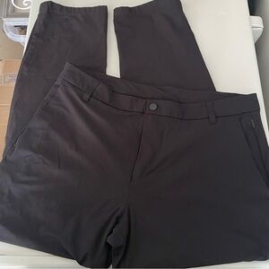 Lululemon Men’s Dress Pants Black trouser Size 36 EUC